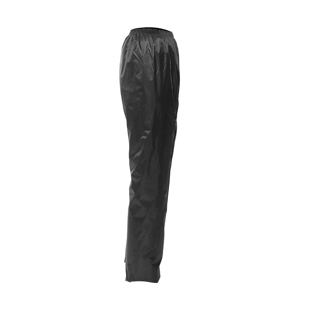 Black Waterproof Raincoat Rain Pants Over Trouser Hiking Motorcycle Hardwearing Elasticated Pants Fishing Image 1