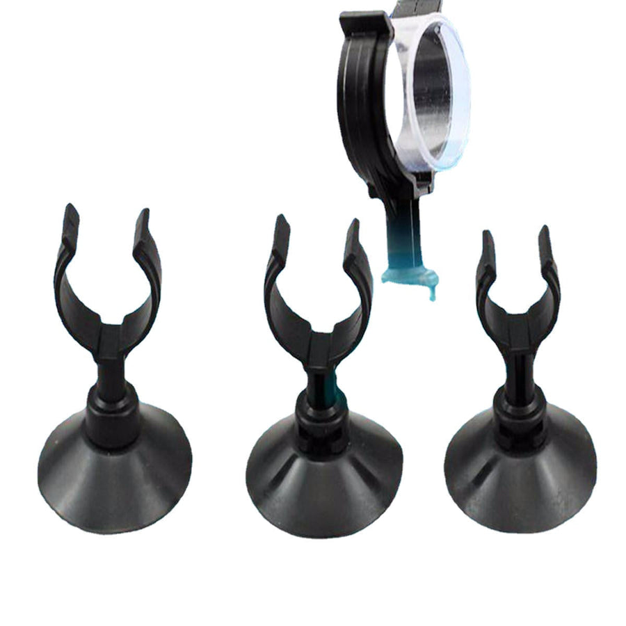 Black Aquarium Suction Cups Tank Fish Sucker Holders For Air Line Clip Tube Pump Image 1