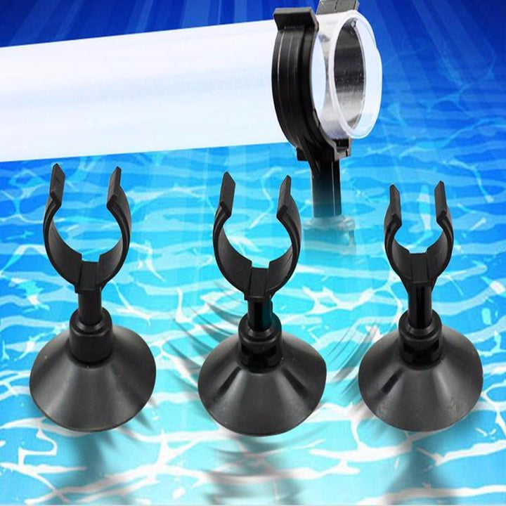 Black Aquarium Suction Cups Tank Fish Sucker Holders For Air Line Clip Tube Pump Image 7