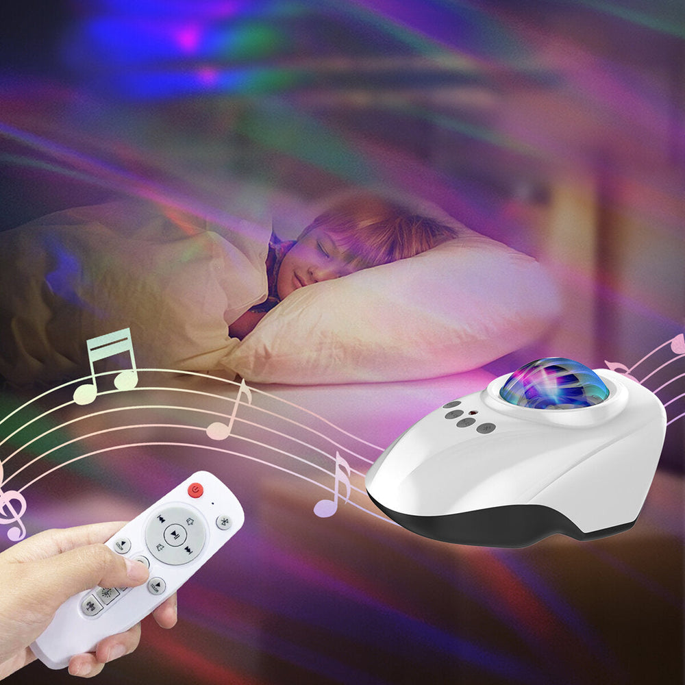 Bluetooth Star Projector Speaker Music Player White Noise Star Light Projector Night Light Projector Image 2