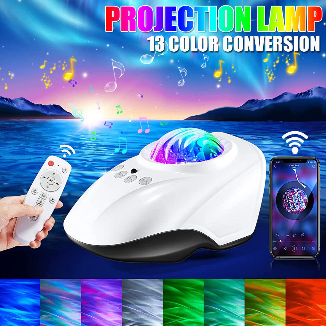 Bluetooth Star Projector Speaker Music Player White Noise Star Light Projector Night Light Projector Image 7