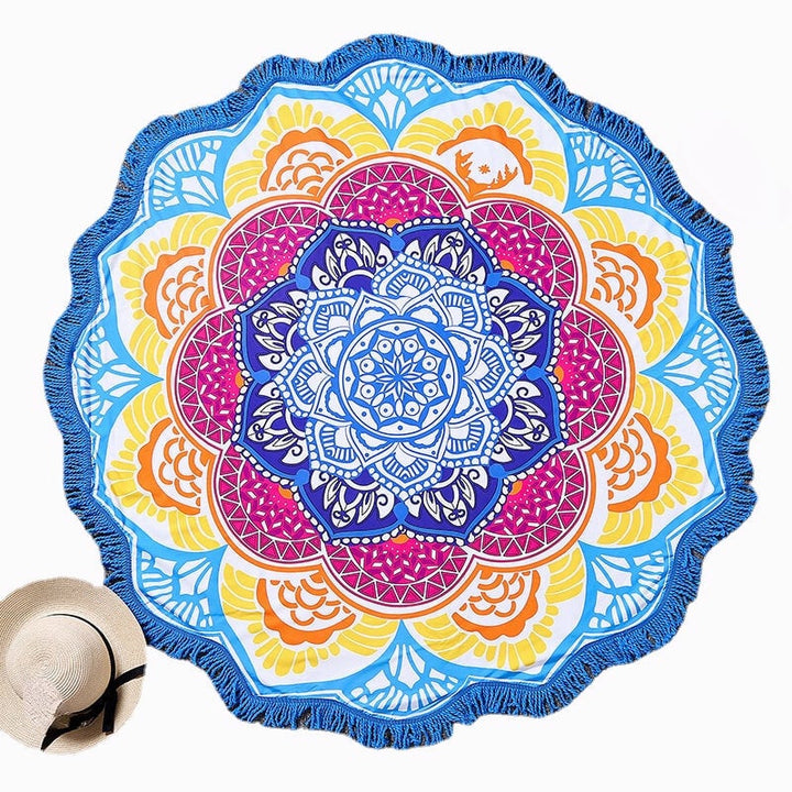 Bohemian Tapestry Totem Lotus Beach Towels Yoga Mat Camping Mattress Bikini Cover Image 1