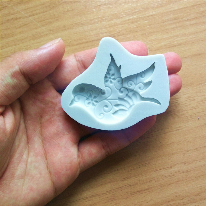 Cake Tools Peace Dove Silicone Chocolate Handmade Fondant Mold Crafts Mould Image 4