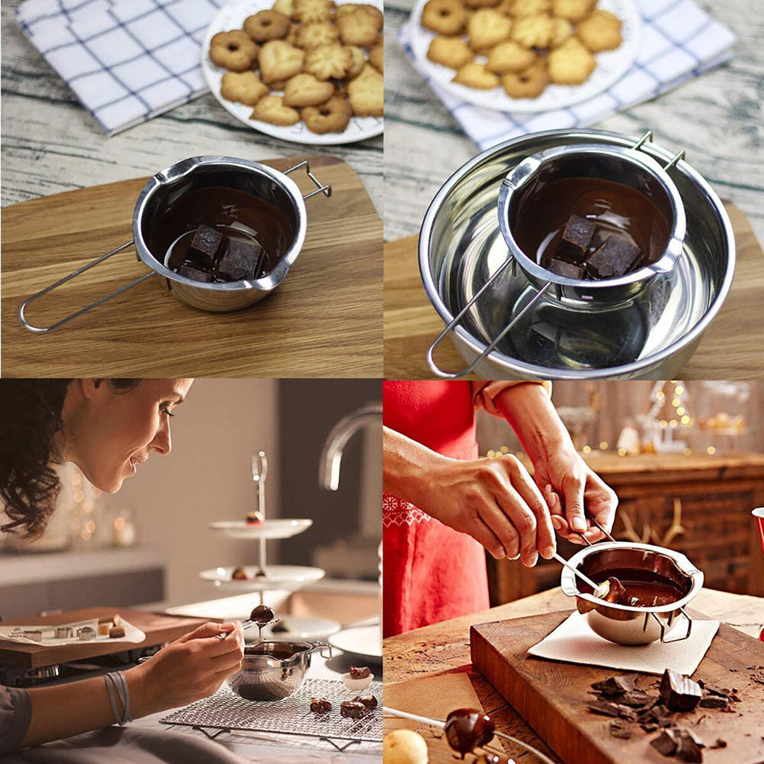 Boiler Cooking Pot Stainless Steel Chocolate Butter Melting Pan Milk Bowl Tools Image 5