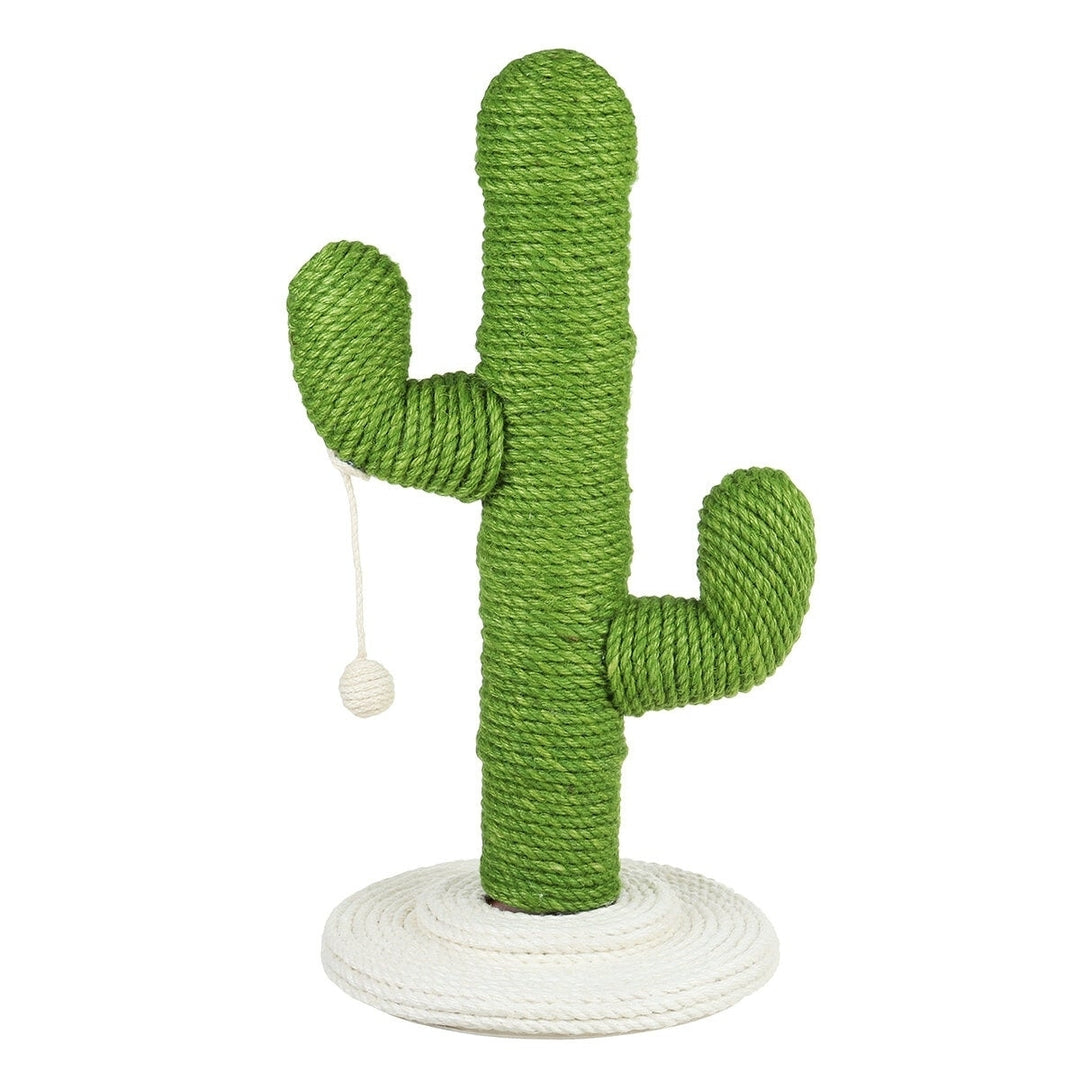 Cactus Pet Cat Tree Toys PVC Durable Cats Climbing Tree Cat Toy with Ball Scratcher Posts Image 2