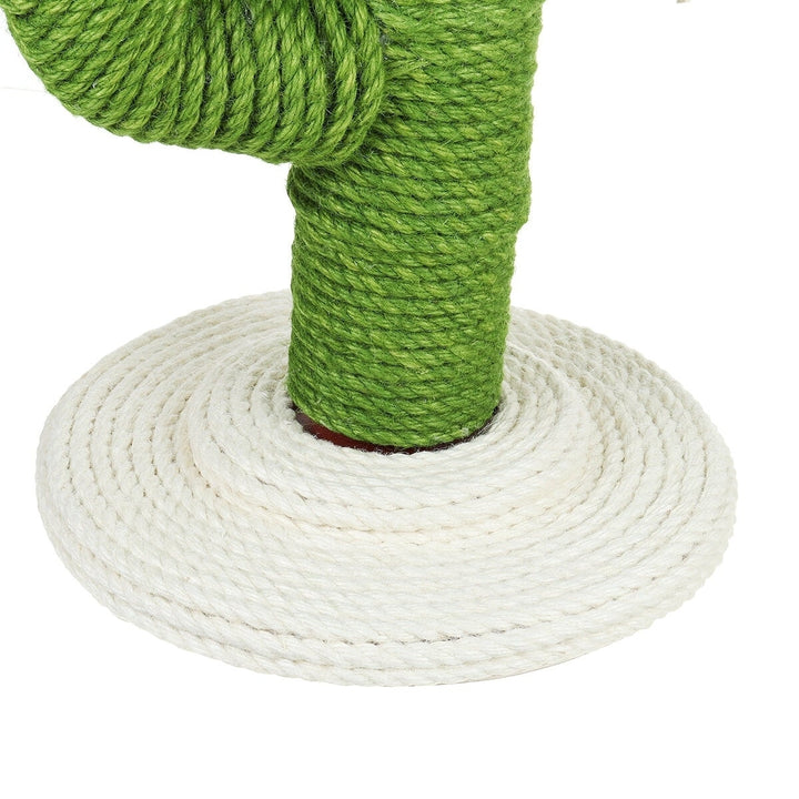 Cactus Pet Cat Tree Toys PVC Durable Cats Climbing Tree Cat Toy with Ball Scratcher Posts Image 5