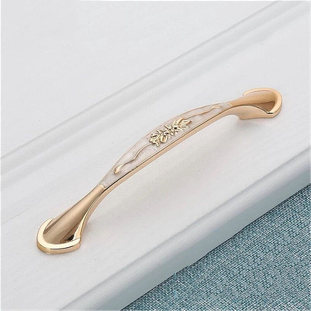 Cabinet Door Handle Amber Green Red Bronze American Simple Drawer Surface Mounted Single Hole Furniture Solid Image 2