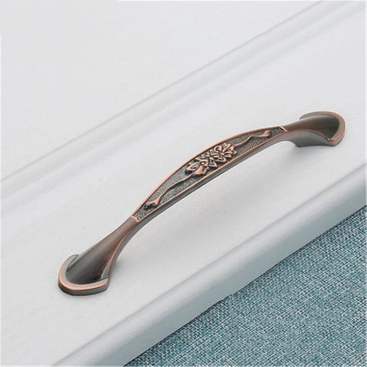 Cabinet Door Handle Amber Green Red Bronze American Simple Drawer Surface Mounted Single Hole Furniture Solid Image 6