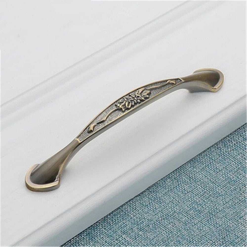 Cabinet Door Handle Amber Green Red Bronze American Simple Drawer Surface Mounted Single Hole Furniture Solid Image 1