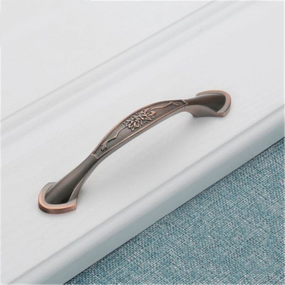 Cabinet Door Handle Amber Green Red Bronze American Simple Drawer Surface Mounted Single Hole Furniture Solid Image 12