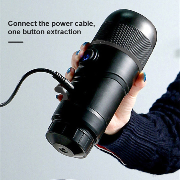 Car Capsule Coffee Machine Electric Large Capacity Outdoor Portable Travel Home Coffee Machine,80W 60ml Image 3