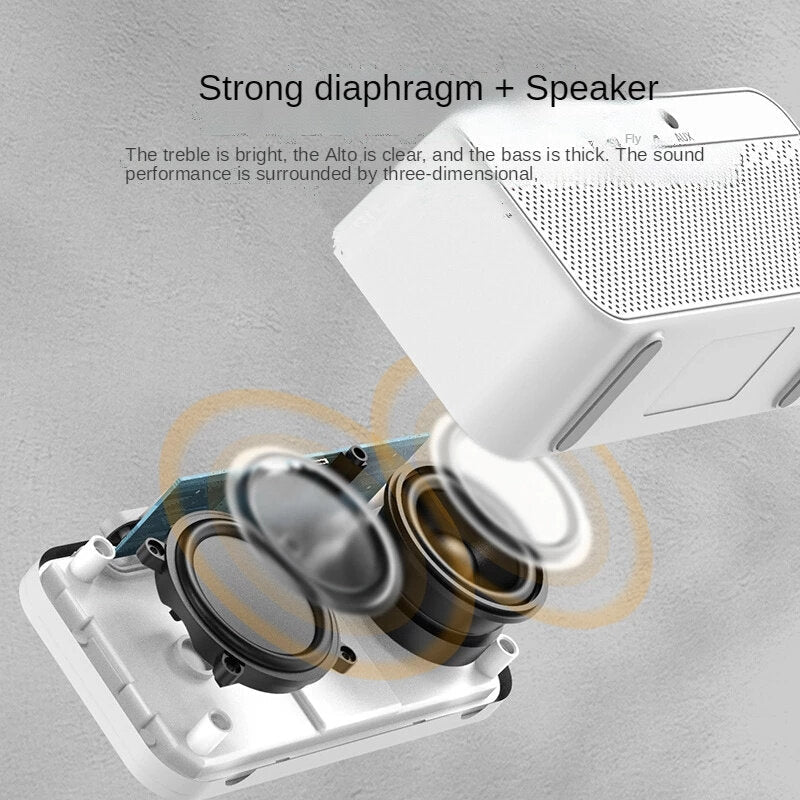 Bluetooth Speaker LED Screen Alarm Clock Day Demperature Display 3 Mode Night Light Outdoor Stereo Subwoofer Image 10