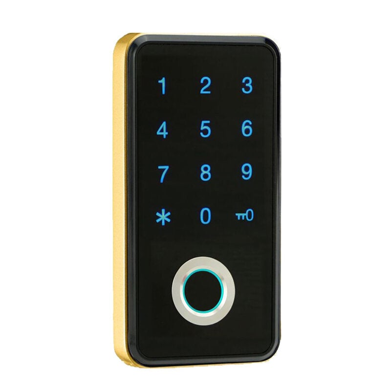 bluetooth Outdoor Portable Intelligent Small Door Lock Phone App Software Control Fingerprint Padlock For Smart Home Image 6