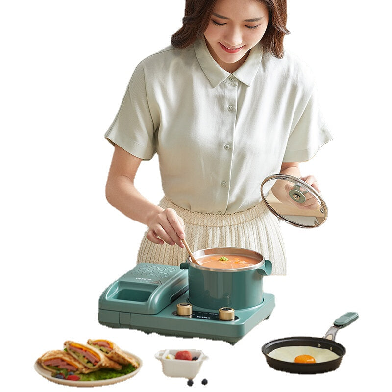 Breakfast Maker 700W 1.3L 3 in 1 Breakfast Machine Multi-Function Sandwich Maker Image 4