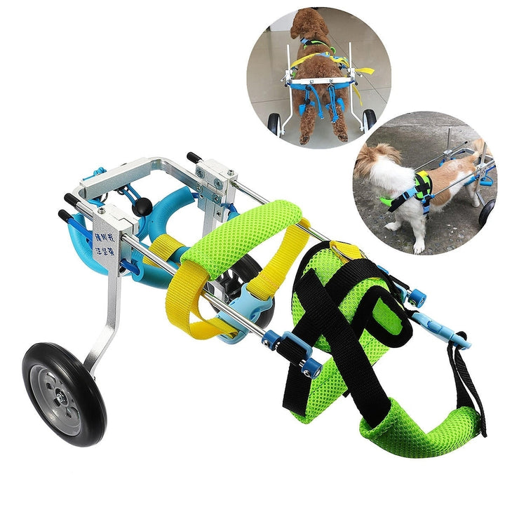 Cat Dog Wheelchair Disabled Handicapped Doggie Traction Walk Training Tools Dog Traction Rope Image 2