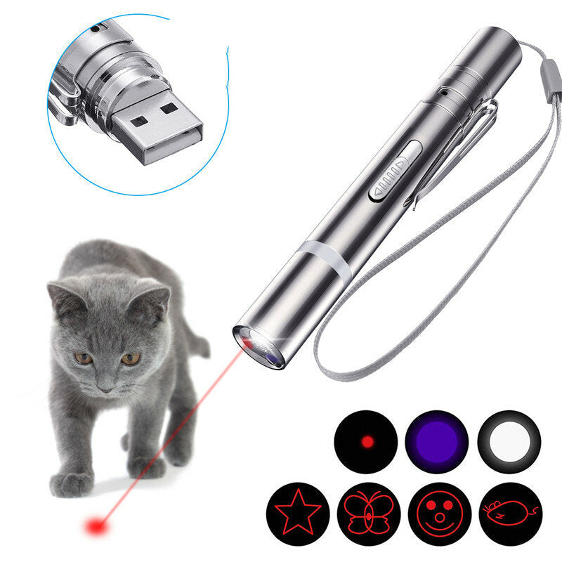 Cat Light Cat Toys for Cats Dogs Indoor Outdoor Interactive Cat Toys Pointer Cat Toy Rechargeable Cat Toys for Catch Image 1