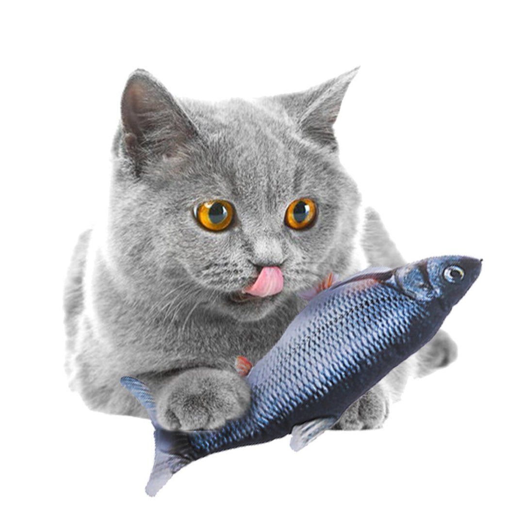 Cat Fish USB Charging Pet Supplies Puppy Toy Dog Playing Fishing Removable Washable Image 4