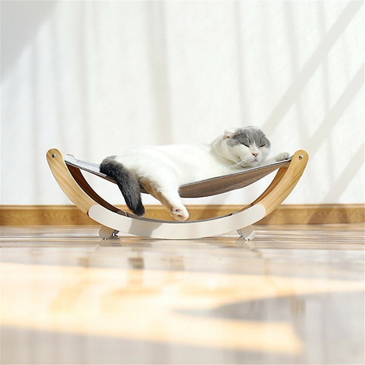 Cat Hammock Breathable Cloth Pet Cradle Sturdy Shaker Bed for Pet Supplies Image 3