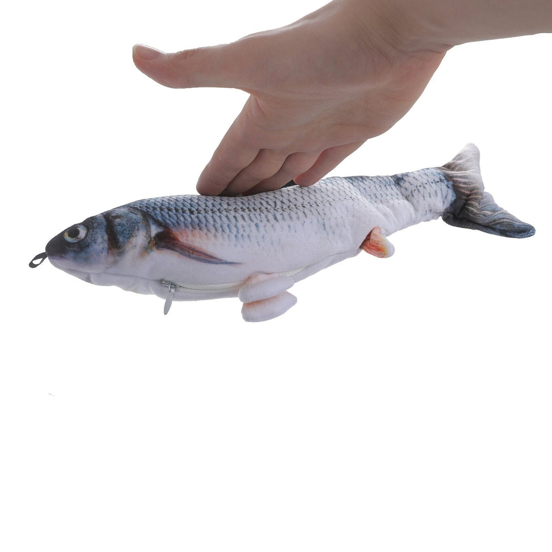 Cat Fish USB Charging Pet Supplies Puppy Toy Dog Playing Fishing Removable Washable Image 8