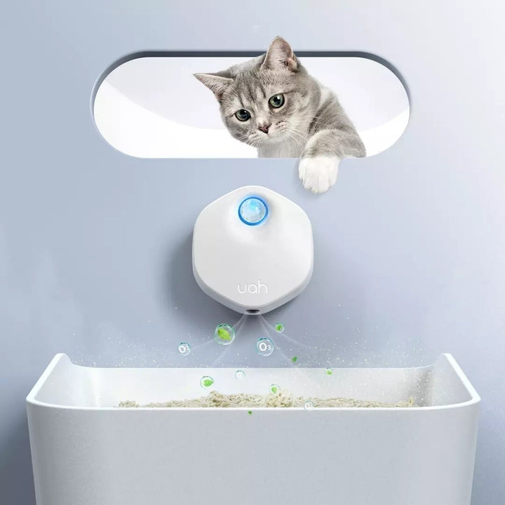 Cat Litter Box Air Purifier Ozone Generator Pet Odor Eliminator Intelligent Deodorize Image 6