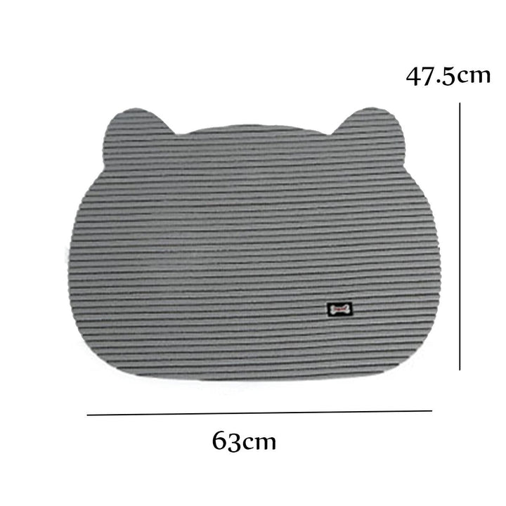 Cat Litter Tray Mat Eva Two Layers Kitten Scatter Car Floor Mat Image 4