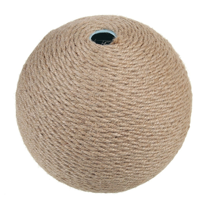 Cat Toy Wooden Bottom Plate Circular Grinding Claw Ball Cat Toy Climbing Frame Cat Toy With Sisal Ball Image 6