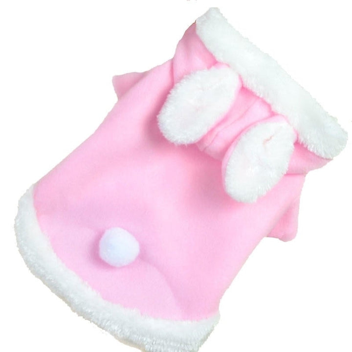 Christmas Pet Clothes Fashion Cute Rabbit Plush Dog Apparel Pet Hoodie Costume Winter Clothing Image 6