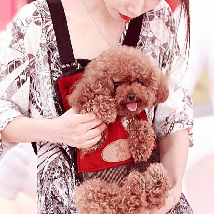 Breathable Front Pet Travel Backpack Dog Cat Front Bag Outdoor Carrier Bag For Pet Supplies Image 3