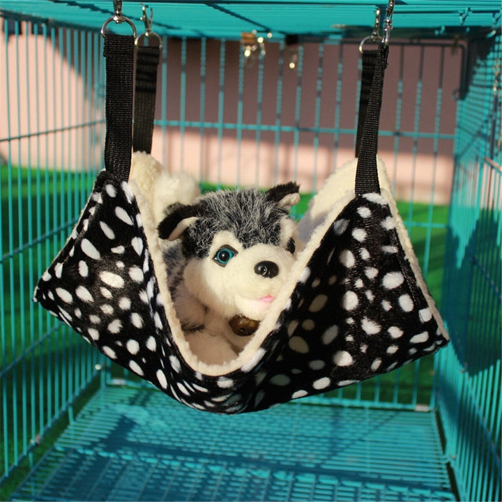 Cat hammock Double Hanging Hammock Pet Beds Hanging Guinea Pig Bed Hamster Mouse Squirrel Cat Products for Pets Image 5