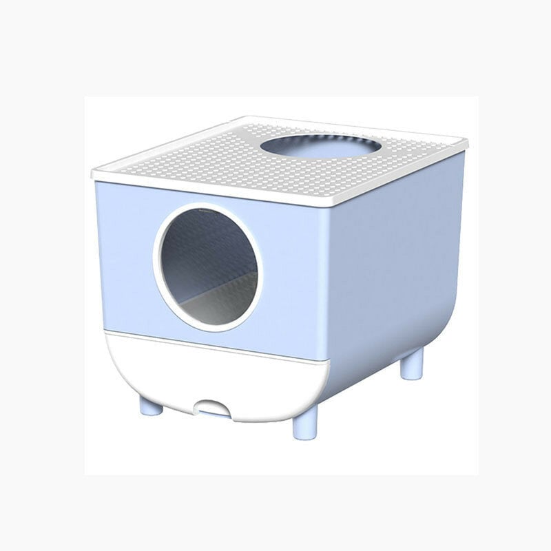 Cat Litter Box Drawer Design Bedpen Fully Enclosed Deodorant Pet Toilet for Cats Supplies Image 1