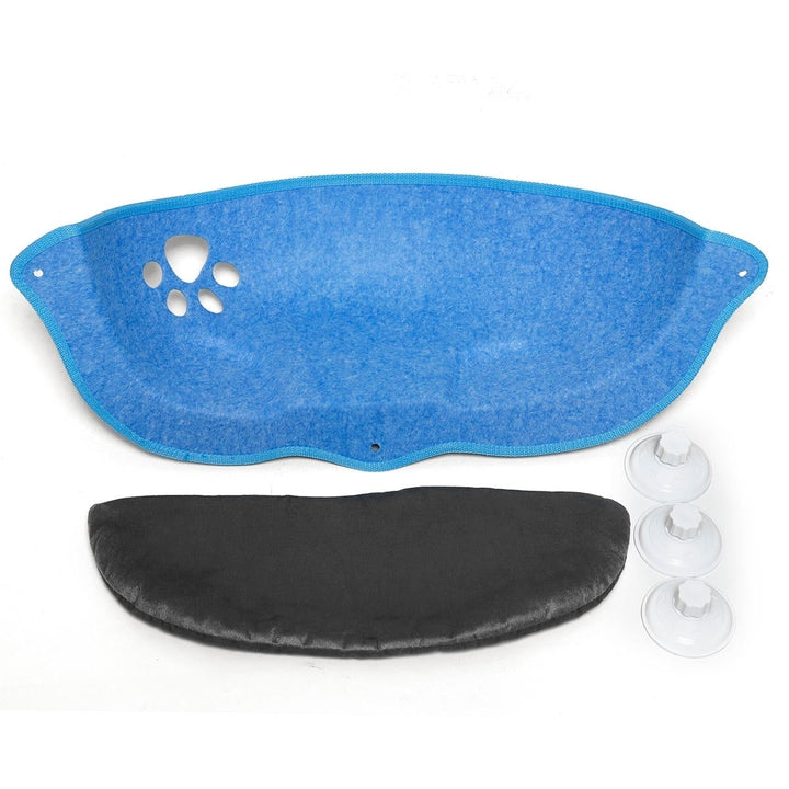 Cat Pad Bed Cat Ferret Window Seat Pad Bed Car Pet Hammock Suction Cup Warm Perch Pet Bed Image 4