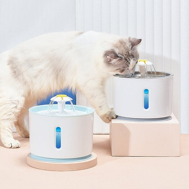 Cat Pet Water Fountain Dog Drinking Bowl Pet USB Autoxic Water Dispenser Super Quiet Drinker Auto Feeder Image 2