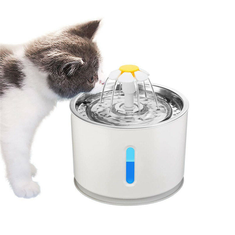 Cat Pet Water Fountain Dog Drinking Bowl Pet USB Automatic Water Dispenser Super Quiet Drinker Auto Feeder Image 1