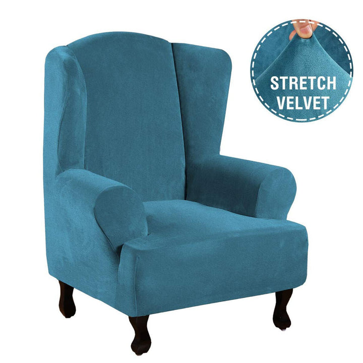 Chair Slipcovers Stretch Wingback Armchair Covers Sofa Stretch Protector Image 3