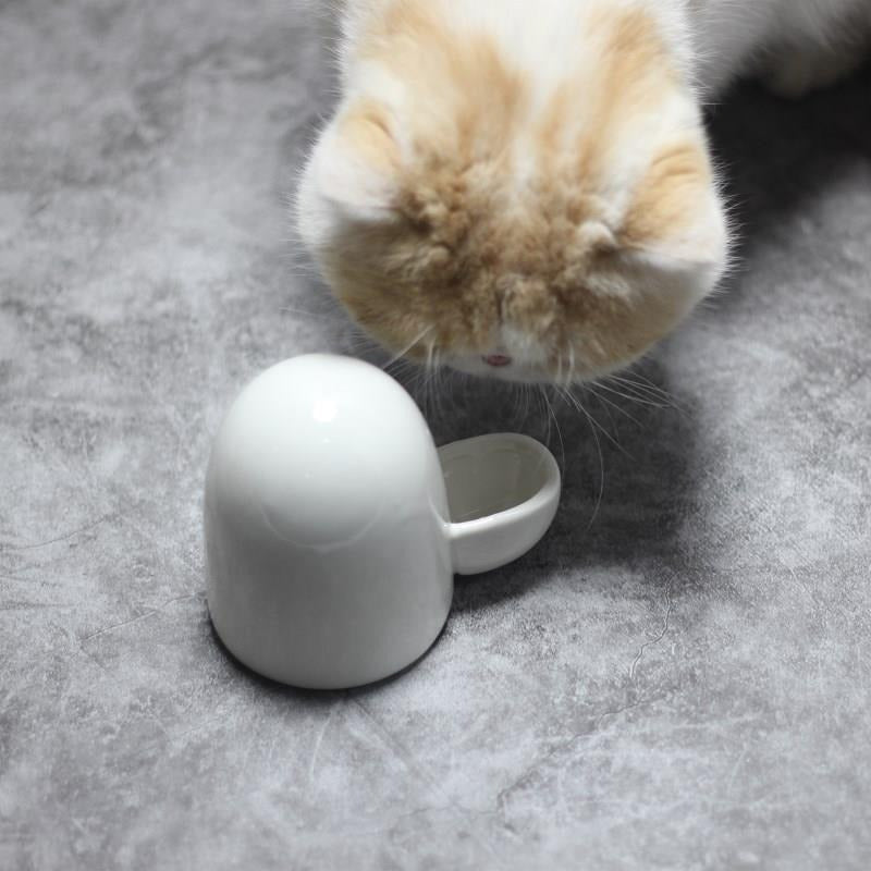 Ceramic Pet Water Dispenser Mute Dog Cat Drinking Fountain Feeding and Watering Machine Mini Hedgehog Kettle Dog Image 4