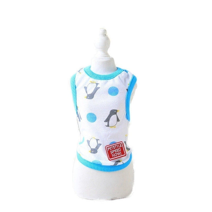 Cartoon Vest Pet Dog Clothes for Dogs Summer Clothing Pet T-shirt Image 5