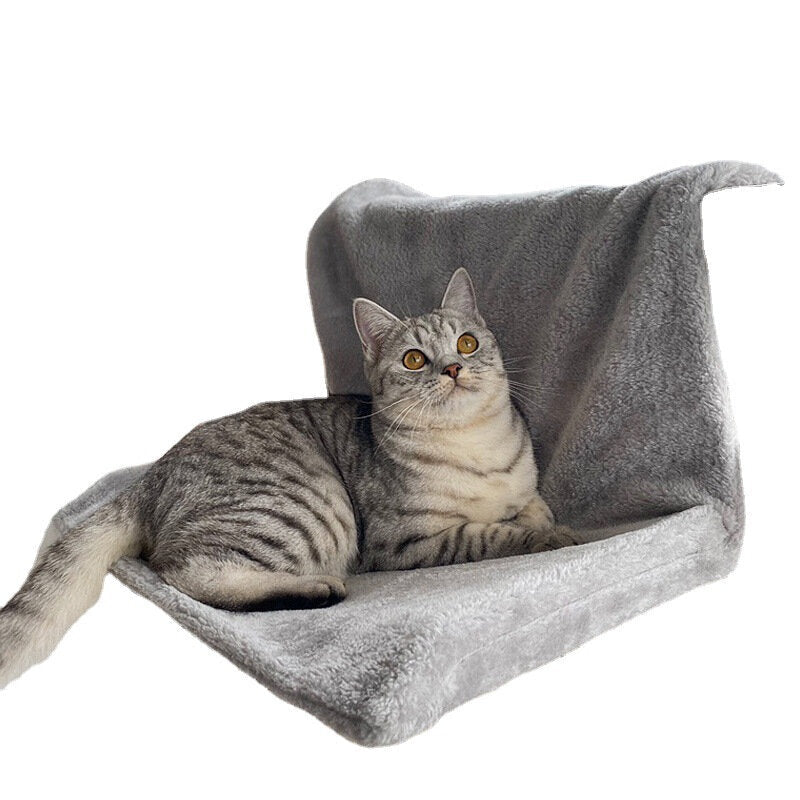 Cat Bed Soft Plush With Rust-proof Steel Frame for Puppy Supplies Pet Sleeping Dog Mat Pad Kennel Cushion Washable Image 2