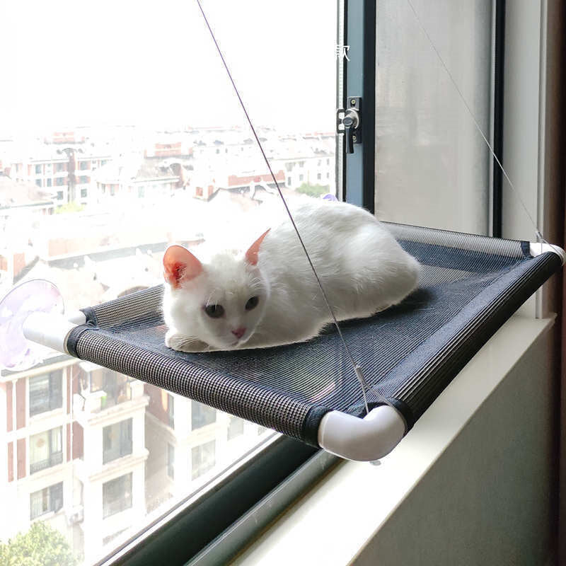 Cat Bed Window Mounted Cat Hammock Bed Pet Seat Super Suction Cup Hanging Lounger Soft Warm Bed For Cats Small Dogs Image 8