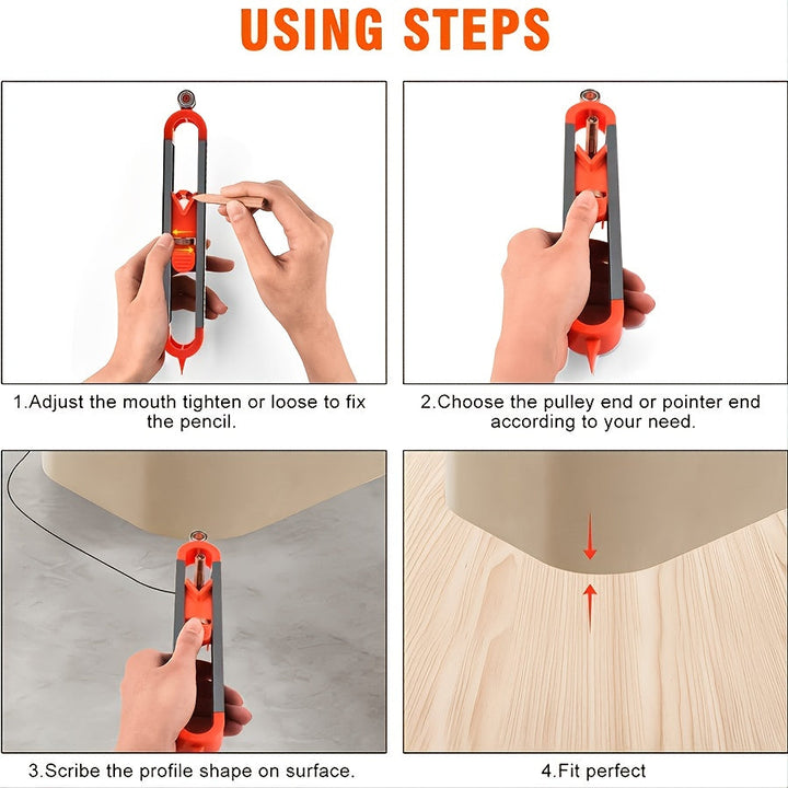 Contour Scribe Tool Precise Profile Duplicator For Woodworking Image 6