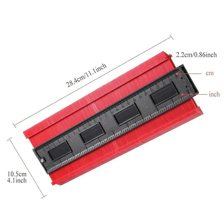 Contour Gauge Adjustable Lock-Precisely Copy Irregular Shape Duplicator Image 1