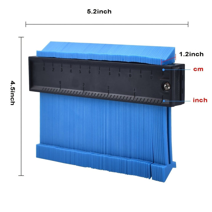 Contour Gauge Adjustable Lock-Precisely Copy Irregular Shape Duplicator Image 1