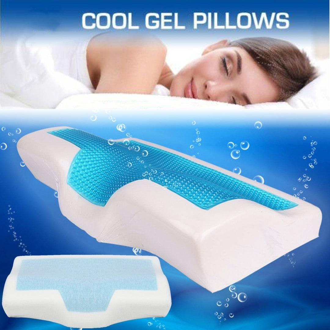 Cooling Gel Anti-snore Pillow Ergonomic Memory Foam Image 9