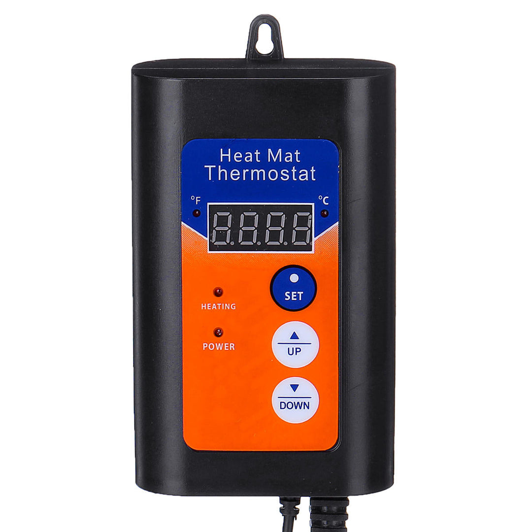 Digital Heat Mat Thermostat Controller for Seed Germination Reptiles and Brewing Breeding Incubation Greenhouse Image 3