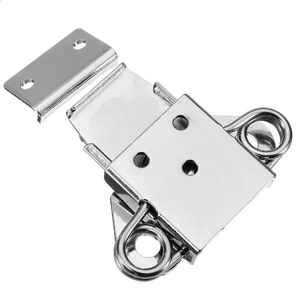 Cold Rolled Silver Twist Draw Toggle Latch Rotary Turn with Catch Plate Image 6