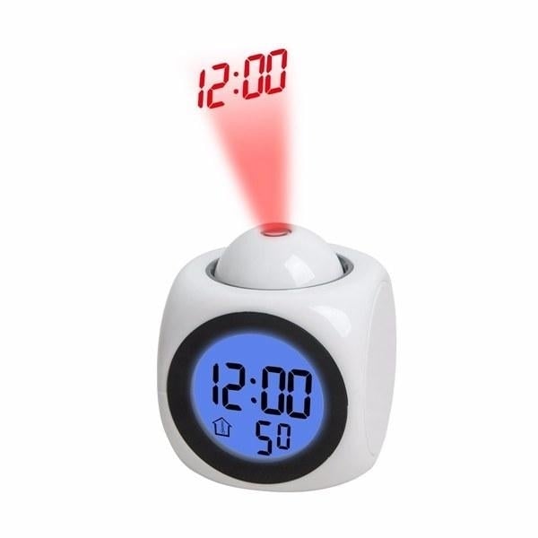 Digital LED Projection Alarm Clock With Voice Temperature F/C Switching Image 1