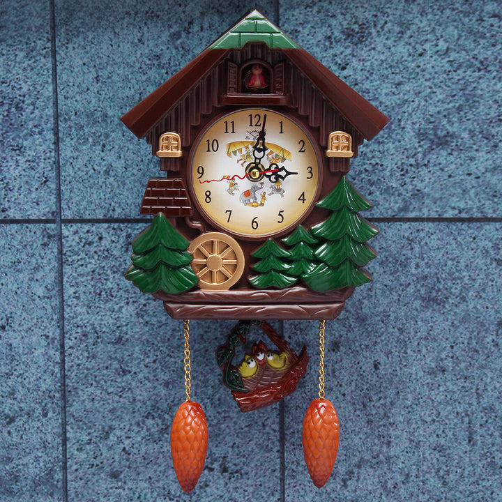 Cuckoo Clock Living Room Bird Alarm Toys Modern Brief Children Decorations Image 8