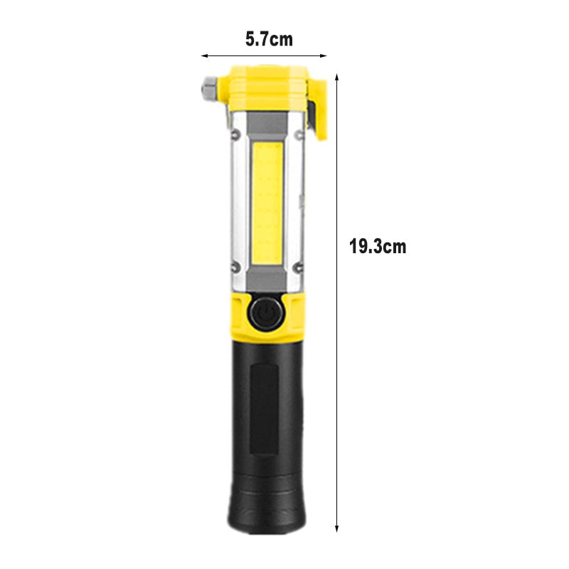 COB Handheld Mobile Work Light Outdoor With Magnet Hook Lighting Flashlight Insp Image 2