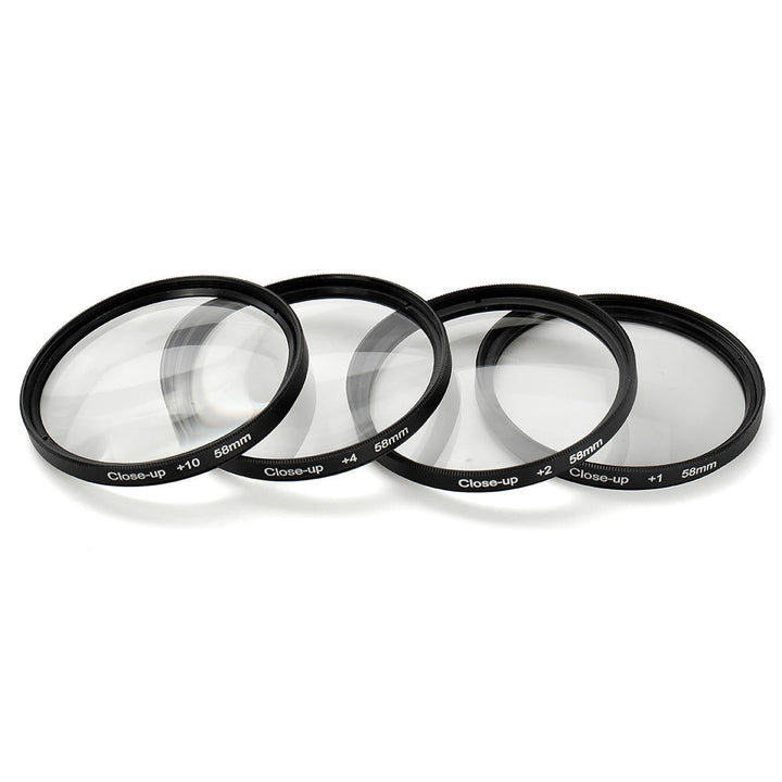 Close-up +1/+2/+4/+10 49/52/55/58/62/67/72/77mm Lens Filter Kit Set for DSLR Camera Image 1