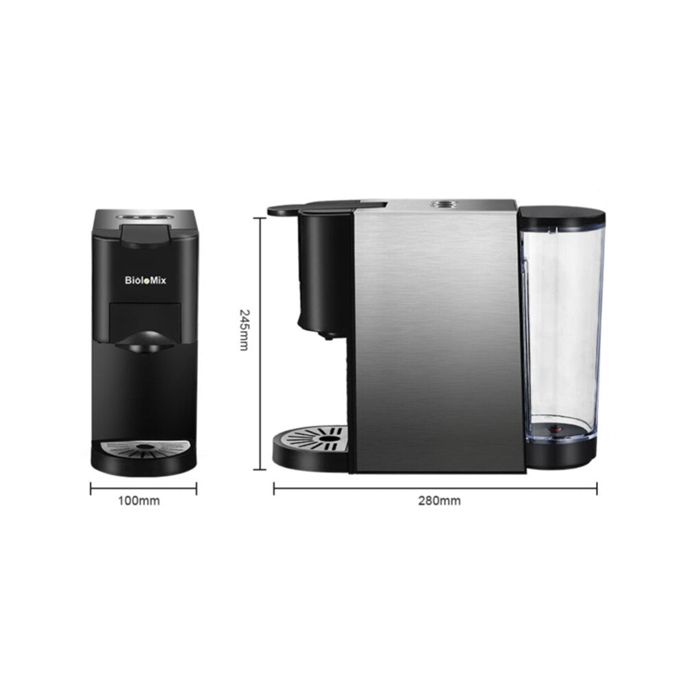 Coffee Machine 1450W 3-in-One Capsule Coffee Machine Ground Coffee Image 2