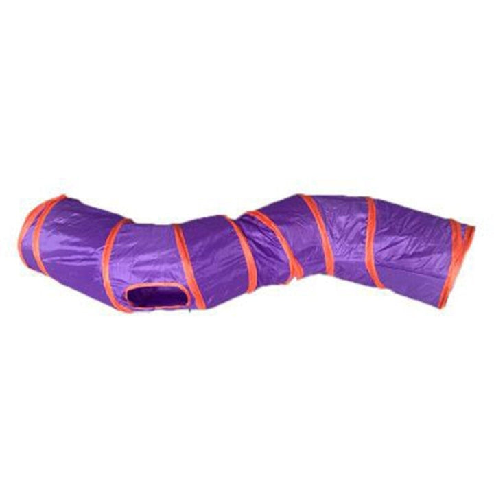 Collapsible Cat Tunnel Interactive Rabbit Tunnel Toys Indoor Pet Toys Play Tunnels for Cats Kittens Rabbits Puppies Image 1